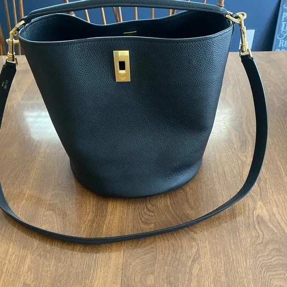 Celine Bucket Bag 16 black leather - Picture 2 of 6